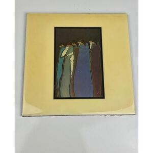 Southwest Native American Tile A.R.T. Co. Danzantes Amado Pena 11 7/8” X 11 7/8”